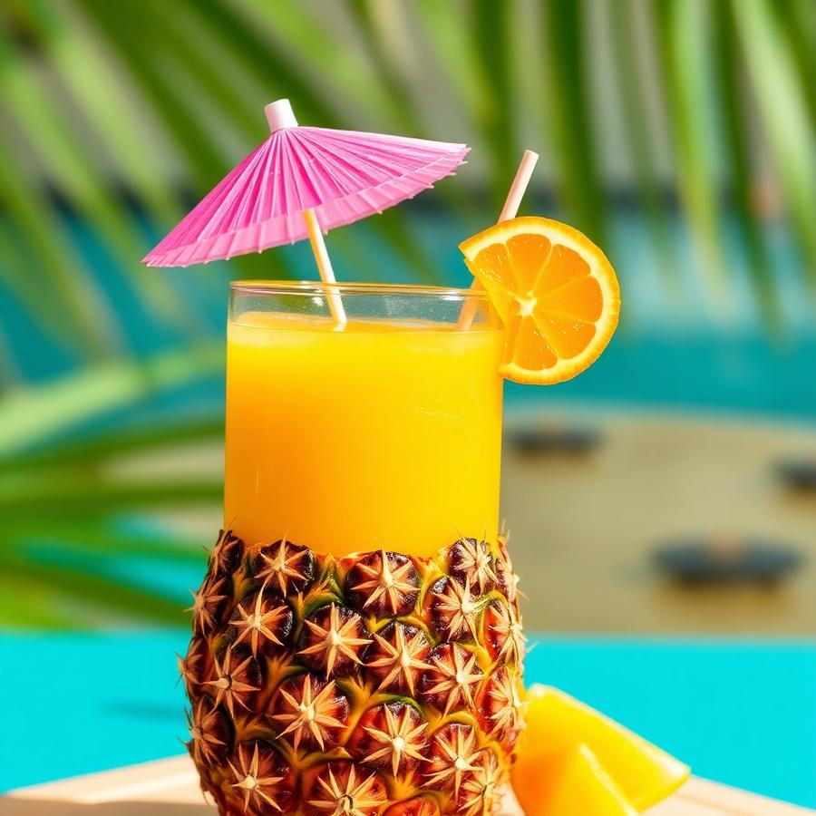Tarde perfecta en West Bay con Coco Loco frío 🥥